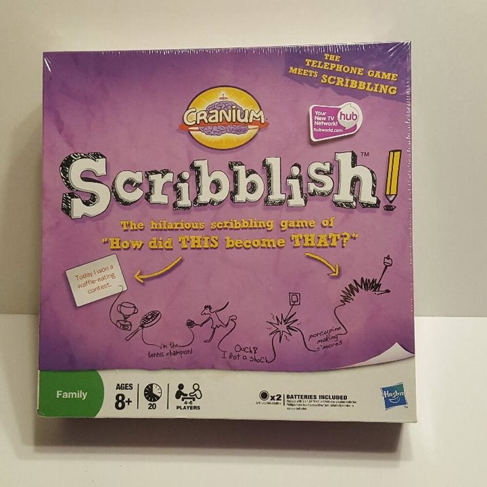 Hasbro Cranium Scribblish Board Game - Brand new & sealed.